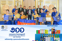 ក្រុមហ៊ុន វឌ្ឍនៈ ទទួលបានសមិទ្ធផលដ៏អស្ចារ្យ មេដាយ និងពានកិត្តិយសអន្តរជាតិចំនួន ១០០ - Article