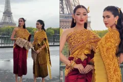 មុនឡើងឆាក Paris Fashion Week 2026 ពេជ្រ វត្តីសារ៉ាវឌ្ឍី និង មាលា ឆ្លៀតយកស្បៃខ្មែរនៅបង្ហាញនៅ Tour Eiffel សិន - Article
