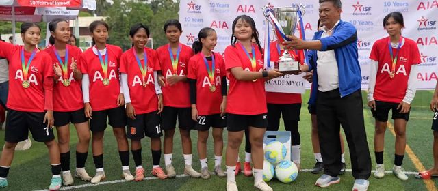 រកឃើញម្ចាស់ជ័យលាភីមណ្ឌលកំពង់ធំ និងបាត់ដំបង ត្រៀមឡើងមកដណ្ដើមពានរង្វាន់ធំ AIA–ISF Youth League Grand Championship នៅភ្នំពេញ