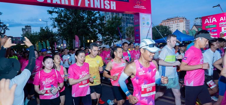 ទិវារត់ប្រណាំង Pink Run អាចនឹង...