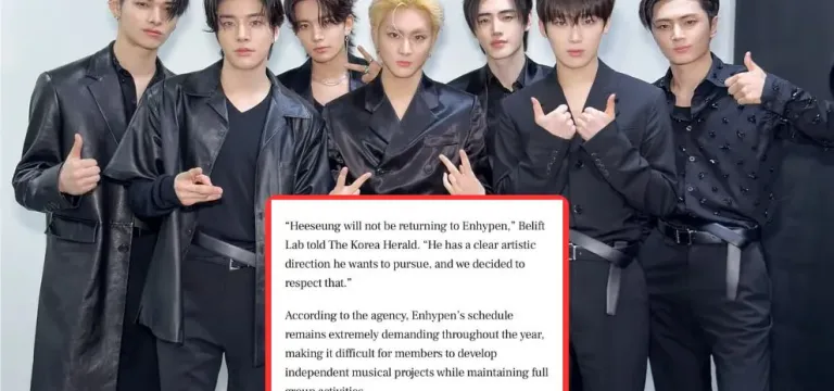 ទោះមានការតវ៉ាពីអ្នកគាំទ្រជុំវិញពិភពលោក! BELIFT LAB បញ្ជាក់ជំហរជាថ្មី Heeseung នឹងមិនវិលត្រឡប់ទៅ ENHYPEN វិញឡើយ