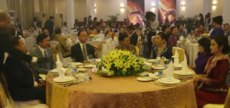 ពិធីជួបសំណេះសំណាល ដែលសមាគមសិល្បករខ្មែរ​បានរៀបចំដើម្បីជាការដឹងគុណ វីរសិល្បករ​ នាឳកាសបុណ្យភ្ជុំ