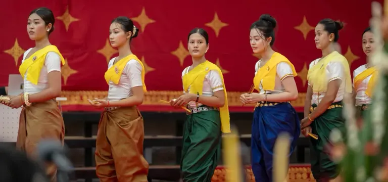ពណ៌ក្បិនរបស់អ្នកហាត់រាំរបាំបុរាណខ្មែរ បញ្ជាក់ពីតួនាទី