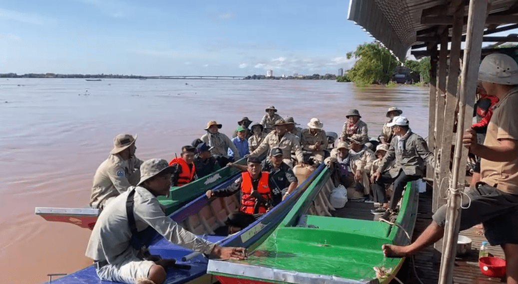 ខណ្ឌរដ្ឋបាលជលផលកំពង់ចាម ចុះទប់ស្កាត់និងបង្ក្រាបបទល្មើស​ជលផលនៅស្រុកកំពង់សៀម