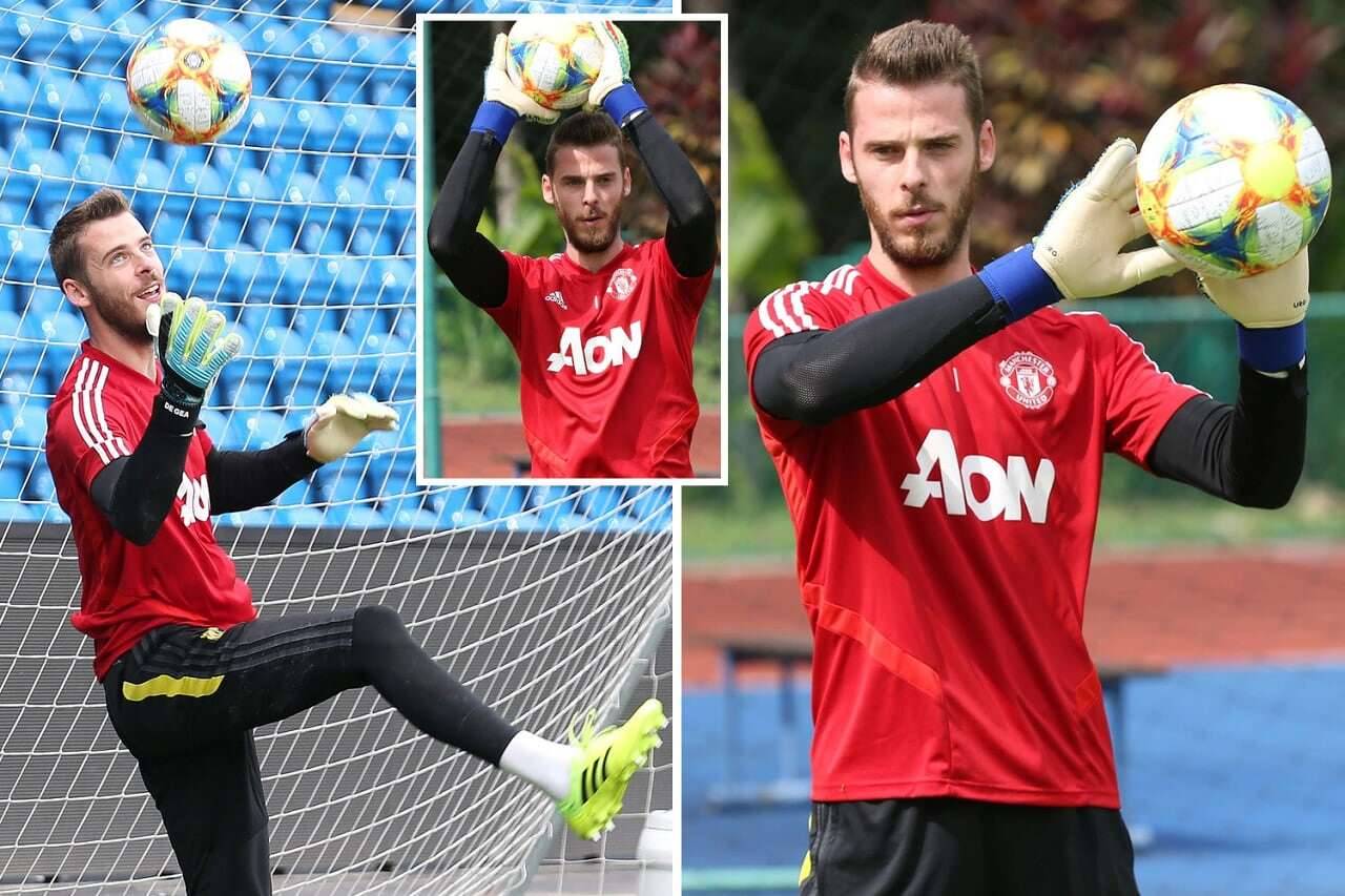David de Gea ចំអកឱ្យ Donny van de Beek ពេលកំពុងហ្វឹកហាត់ជាមួយ Man Utd