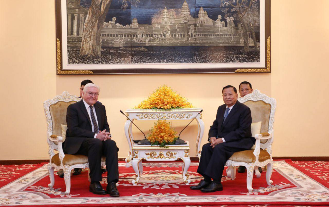 សម្តេចប្រមុខរដ្ឋស្តីទីទទួលជួបជាមួយប្រធានាធិបតីនៃសាធារណរដ្ឋសហព័ន្ធអាល្លឺម៉ង់