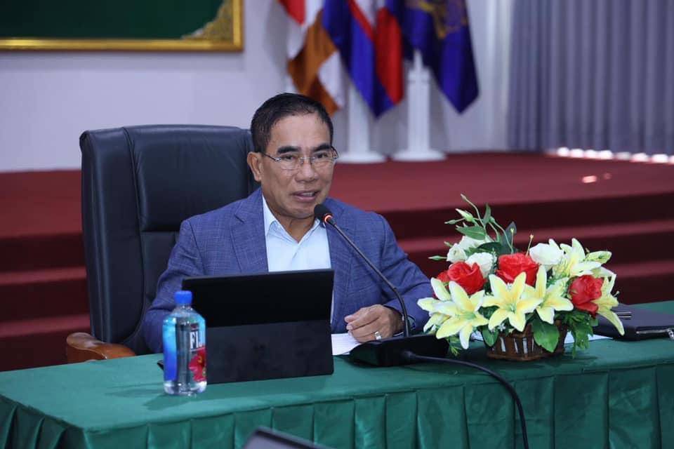 ឯកឧត្តម សន្តិបណ្ឌិត គៀត ច័ន្ទថារិទ្ធ ដឹកនាំកិច្ចប្រជុំដាក់ ឱ្យប្រើប្រាស់ប្រព័ន្ធទូរសព្ទទាន់ហេតុការណ៍ Hotline 1244