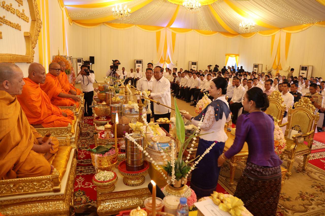 ពិធីបញ្ចុះបឋមសិលាសាងសង់អគារទីស្ដីការ គ.ជ.ប ថ្មី នៅ សង្កាត់ទន្លេបាសាក់ ខណ្ឌចំការមន រាជធានីភ្នំពេញ