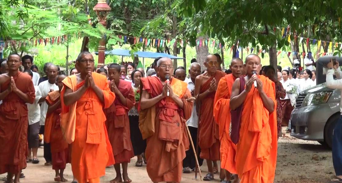 ពុទ្ធបដិមាធ្វើអំពីស្ពាន់ទម្ងន់កន្លះតោន ធ្វើពិធីអភិសេកតម្កល់​នៅវត្តព្រៃធុតង្គភ្នំទ្រព្យ