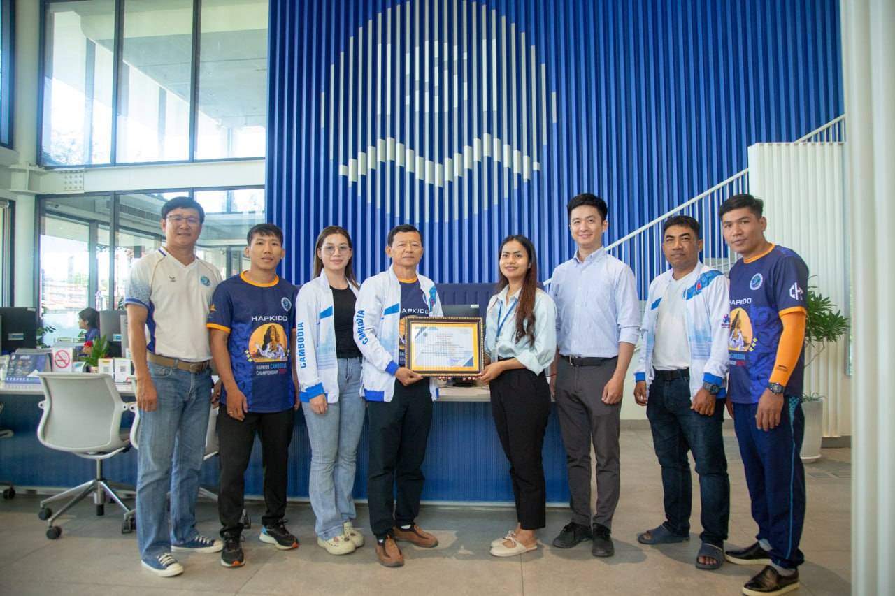 លោក គង់ ចាន់ធីណា ៖ សហព័ន្ធខ្មែរកីឡាហាប់គីដូ ថ្លែងអំណរគុណក្រុមហ៊ុន ISI ជួយសម្រួលបន្ទុក ក្នុងការរៀបចំប្រកួតជើងឯកថ្នាក់ជាតិ