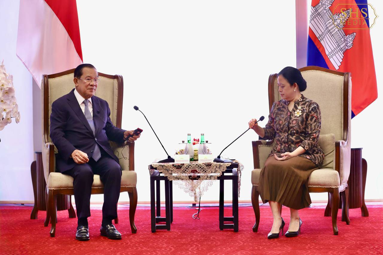 សម្តេចតេជោ ហ៊ុន សែន អញ្ជើញជួបពិភាក្សាការងារជាមួយ​ប្រធាន​រដ្ឋសភា​ឥណ្ឌូណេស៊ី