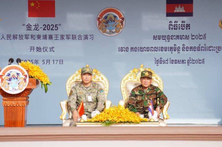 សមយុទ្ធនាគមាស បានក្លាយជានិម្មិតរូប នៃកិច្ចសហប្រតិបត្តិការដ៏រឹងមាំមិនអាចបំបែកបាន រវាងកងទ័ព កម្ពុជា-ចិន