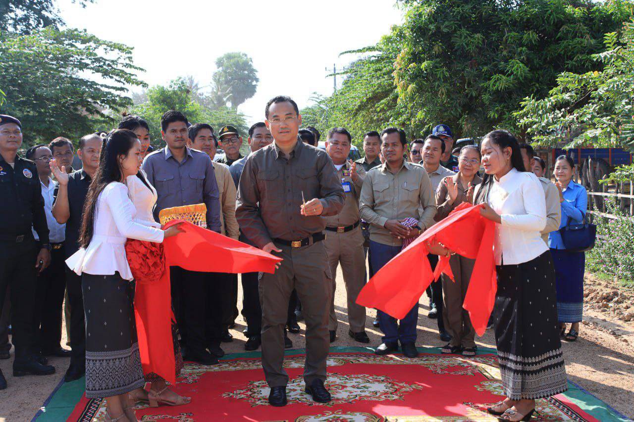 គោលនយោបាយបញ្ចកោណរបស់រាជរដ្ឋាភិបាល បន្តសម្រួលការរីកចម្រើន តាមរយៈការអភិវឌ្ឍផ្លូវគោកនៅខេត្តកំពង់ធំ