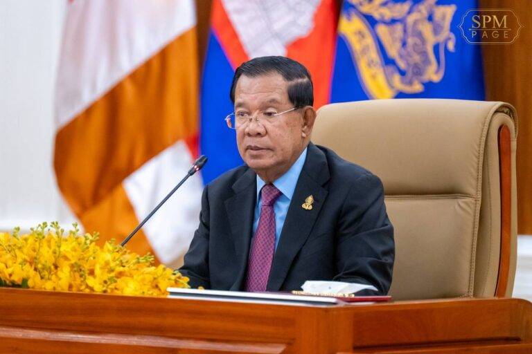 សម្តេចតេជោ ហ៊ុន សែន ៖ កម្ពុជា មានសំណាញ់មេឃ អាចបាញ់ទម្លាក់យន្តហោះបាន